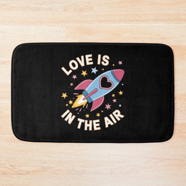 Item preview, Love Is In The Air Rocket Valentine Space Lover designed and sold by MarianMartha.
