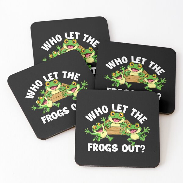 Item preview, Who Let The Frogs Out - Amphibian Lover Frog Owner designed and sold by HollyTrina1.