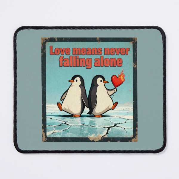Artikelvorschau, Liebe bedeutet, niemals allein zu sein – eine bezaubernde Pinguin-Romanze entworfen und verkauft von INNERSELFART.