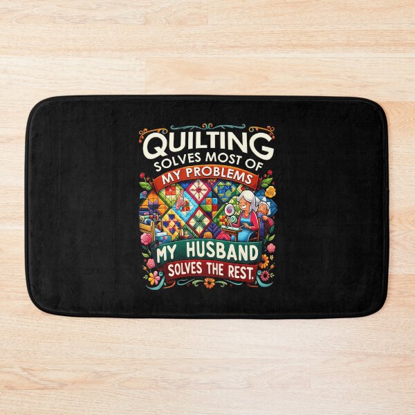 Item preview, Quilting Solves Most Of My Problems My Husband Solves designed and sold by CharlotteSandra.