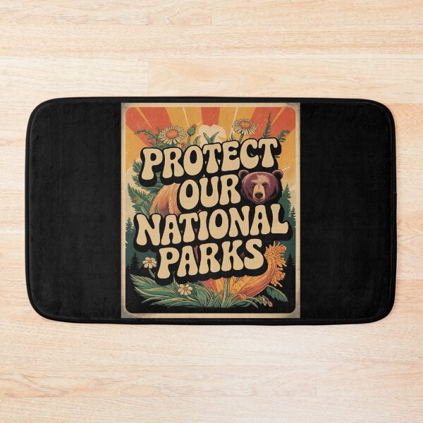 Item preview, Protect Our National Parks Nature Conservation Groovy designed and sold by RoyTill0Art.