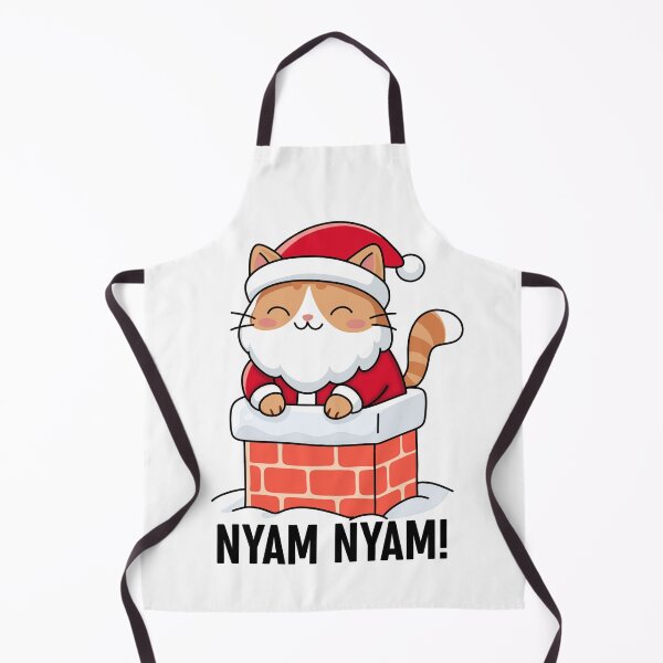 Item preview, Kawaii Cute Christmas Santa Hat Cat designed and sold by TiaChintya.