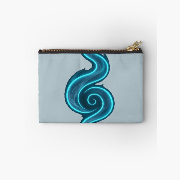 Item preview, Neon Blue Flame Energy Symbol T-Shirt | Glowing Cyber Swirl Power Tee designed and sold by KDesignCrafts.