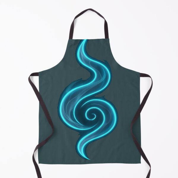 Item preview, Neon Blue Flame Energy Symbol T-Shirt | Glowing Cyber Swirl Power Tee designed and sold by KDesignCrafts.