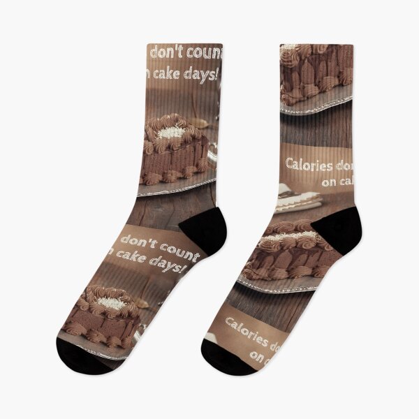 Item preview, Calories Don't Count on Cake Days! | Funny Chocolate Cake Quote for Foodies, Bakers & Dessert Lovers designed and sold by SergioMiklos.
