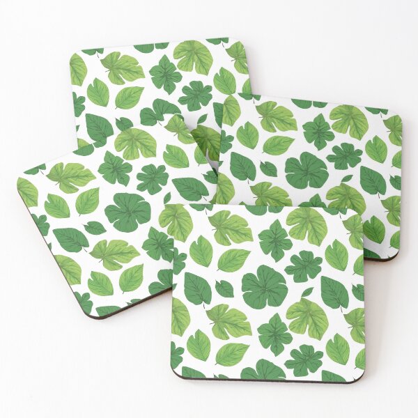 Item preview, Green leaves falling down designed and sold by Kristeen-30.