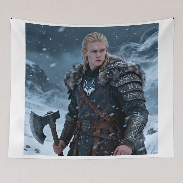 Item preview, Matthias Helvar — Oathbound Warrior of the North designed and sold by InkloreCulture.
