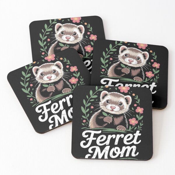 Item preview, Pet Animal Ferret Mom Mothers Day Cute Ferret  designed and sold by RuthGAArt.