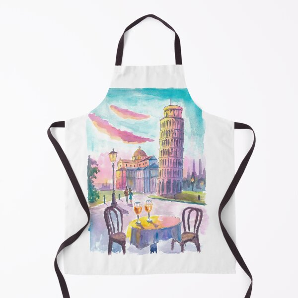 Item preview, Romantic Table for Two in Pisa with View of the Leaning Tower designed and sold by artshop77.
