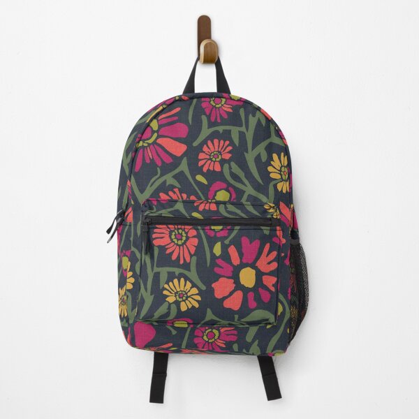Item preview, Desert. Pink and orange flowers on a dark green background designed and sold by Alex  Blud.