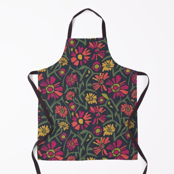 Item preview, Desert. Pink and orange flowers on a dark green background designed and sold by Alex  Blud.