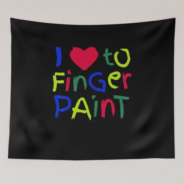 Item preview, I Love To Finger Paint Matching I'M Paint Couple Valentine designed and sold by MarianMartha.