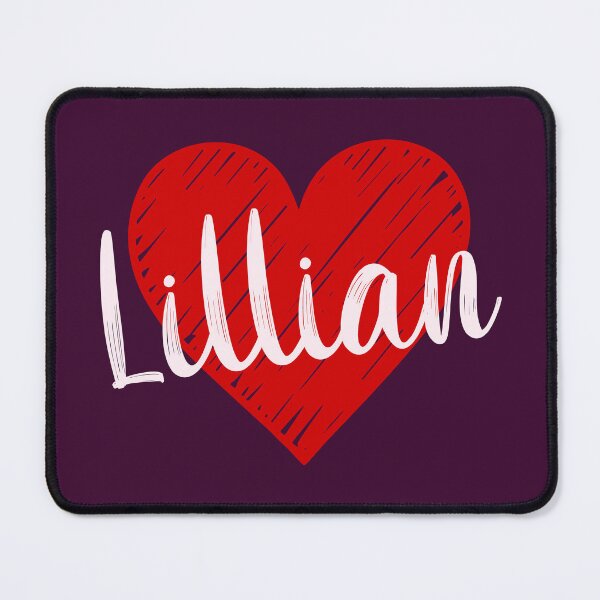 Item preview, Lillian Name Red Heart  designed and sold by Jeallan Designs.