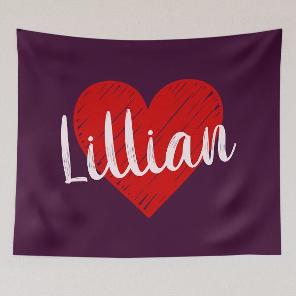 Item preview, Lillian Name Red Heart  designed and sold by Jeallan Designs.