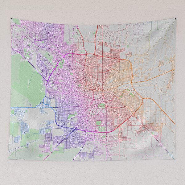 Item preview, Cordoba City Map of Argentina - Colorful designed and sold by deMAP.