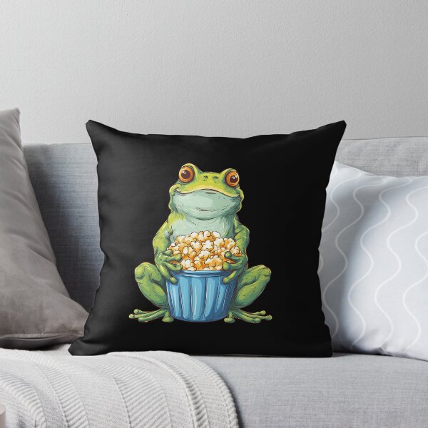 Item preview, Frog Popcorn Moviegoers designed and sold by JessicaMarque.