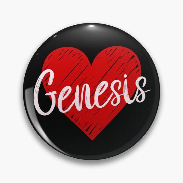 Item preview, Genesis Name Red Heart  designed and sold by Jeallan Designs.