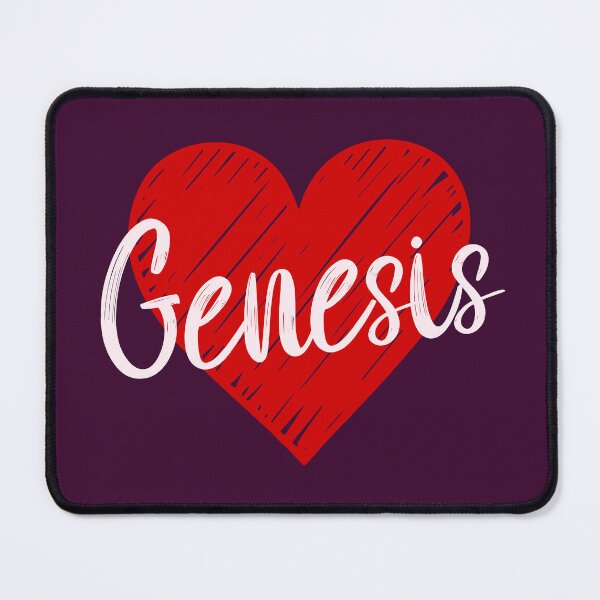 Item preview, Genesis Name Red Heart designed and sold by Jeallan Designs.