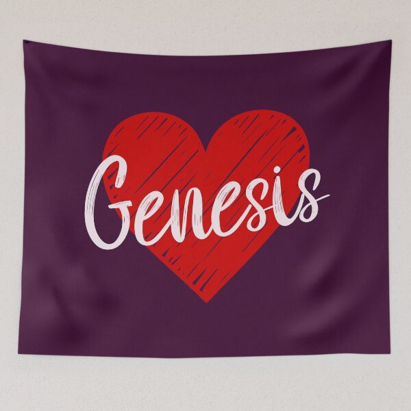 Item preview, Genesis Name Red Heart  designed and sold by Jeallan Designs.