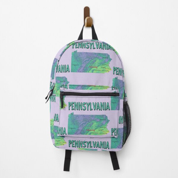 Item preview, Vintage Pennsylvania Topographic Map, PA State Pride & Travel Gift designed and sold by mashmosh.
