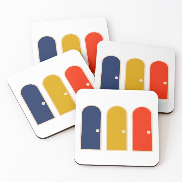 Item preview, colourful doors designed and sold by delicate-pov.