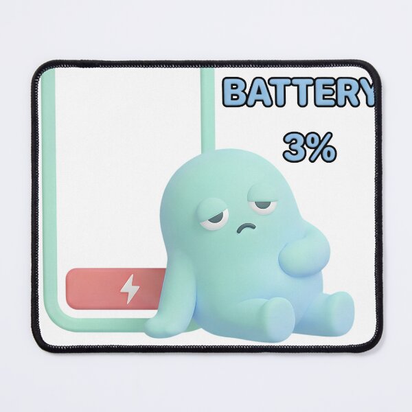 Item preview, Social Battery 3% – Funny Introvert “Please Do Not Disturb” Cute 3D Design designed and sold by ahmedouazza.