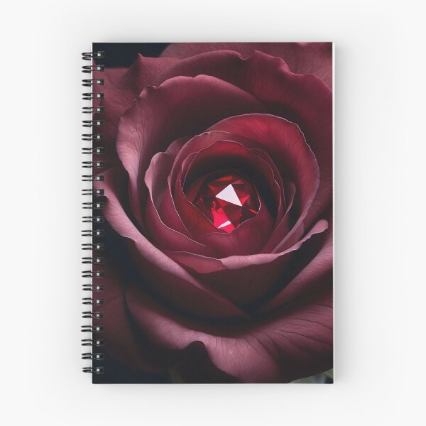 Item preview, Satinheart Rouge – Deep Red Rose with Ruby Core designed and sold by LaLi-Designs.
