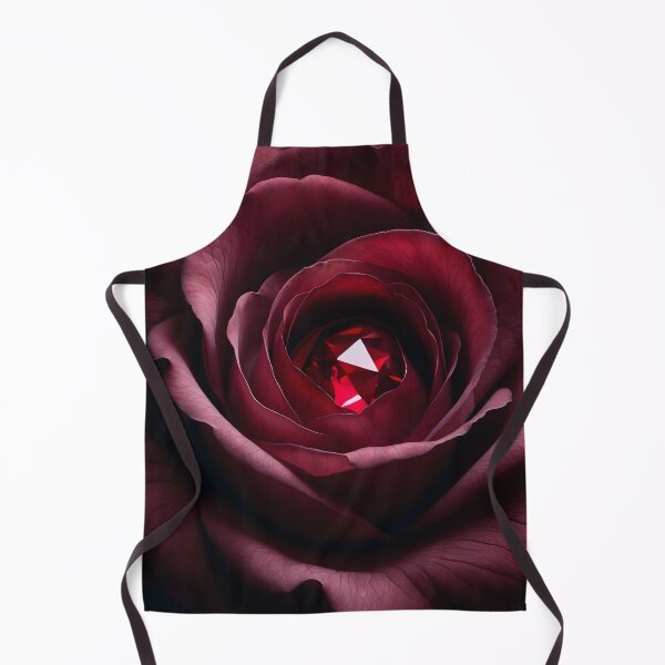 Item preview, Satinheart Rouge – Deep Red Rose with Ruby Core designed and sold by LaLi-Designs.
