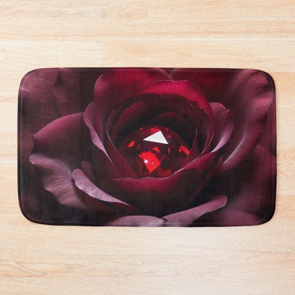Item preview, Satinheart Rouge – Deep Red Rose with Ruby Core designed and sold by LaLi-Designs.