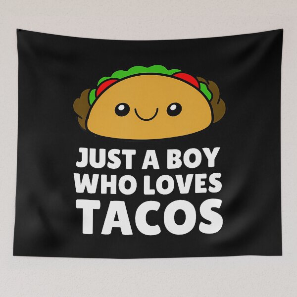 Item preview, Just A Boy Who Loves Tacos Funny Toddler Baby 5T 4T designed and sold by TamaraIrma.