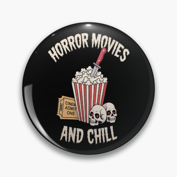 Item preview, Horror Movies And Chill Halloween Popcorn Movie Lovers designed and sold by gandebro.