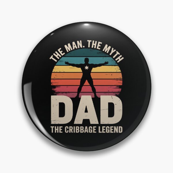 Item preview, Man Myth Legend Dad Cribbage designed and sold by andreaswest.