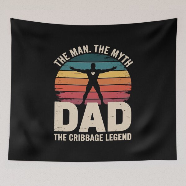 Item preview, Man Myth Legend Dad Cribbage designed and sold by andreaswest.