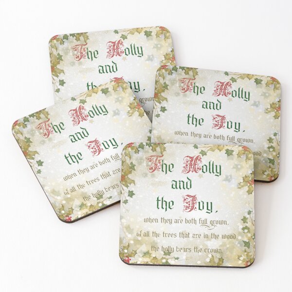 Item preview, Classic Christmas Verse: The Holly and the Ivy designed and sold by WatercolourLily.