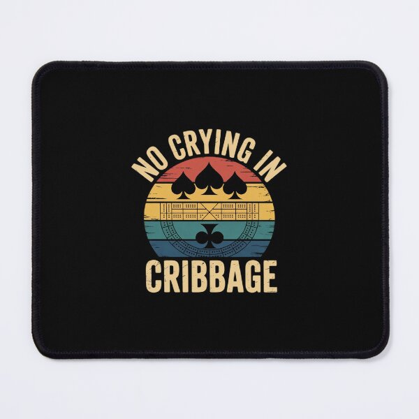 Item preview, No Crying In Cribbage  Cribbage Board Game designed and sold by andreaswest.