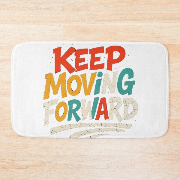 Item preview, Keep Moving Forward Motivational Quote T-Shirt | Gym & Inspiration Tee designed and sold by KDesignCrafts.