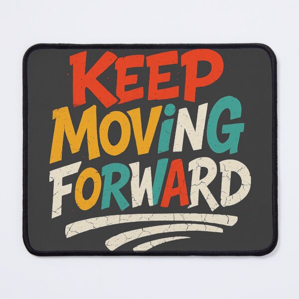 Item preview, Keep Moving Forward Motivational Quote T-Shirt | Gym & Inspiration Tee designed and sold by KDesignCrafts.