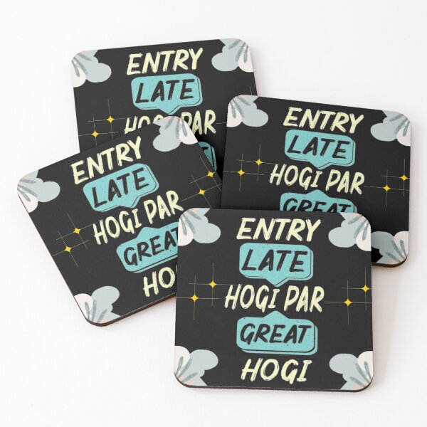 Item preview, Entry Late Hogi Par Great Hogi Quote designed and sold by Templateloom.