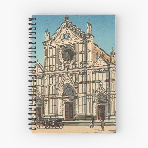 Item preview, Basilica of Santa Croce Japanese Woodblock Print designed and sold by Takeda-art.