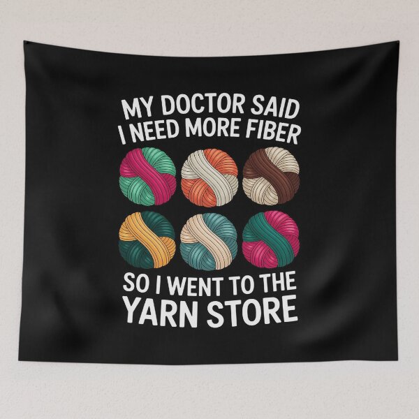 Item preview, Fiber Knitting Joke Yarn Crochet designed and sold by andreaswest.
