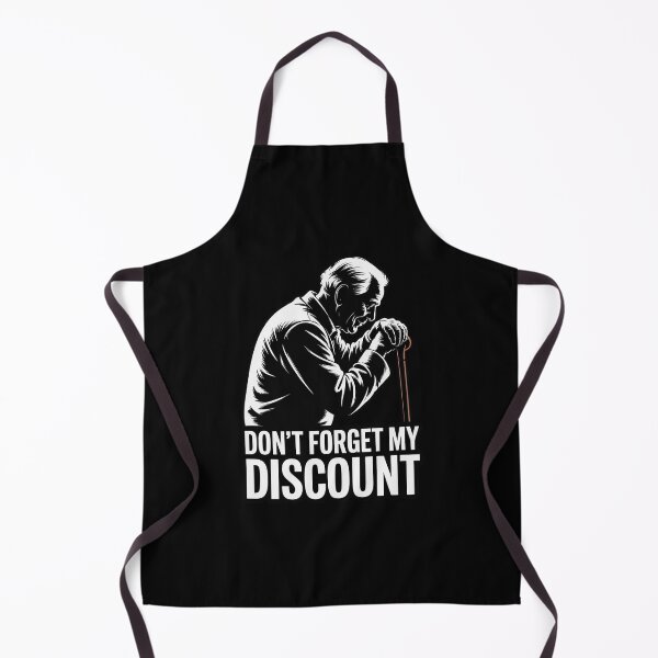 Item preview, Elderly Gag Gift Senior Citizen Gag - Don't Forget My Discount designed and sold by andreaswest.