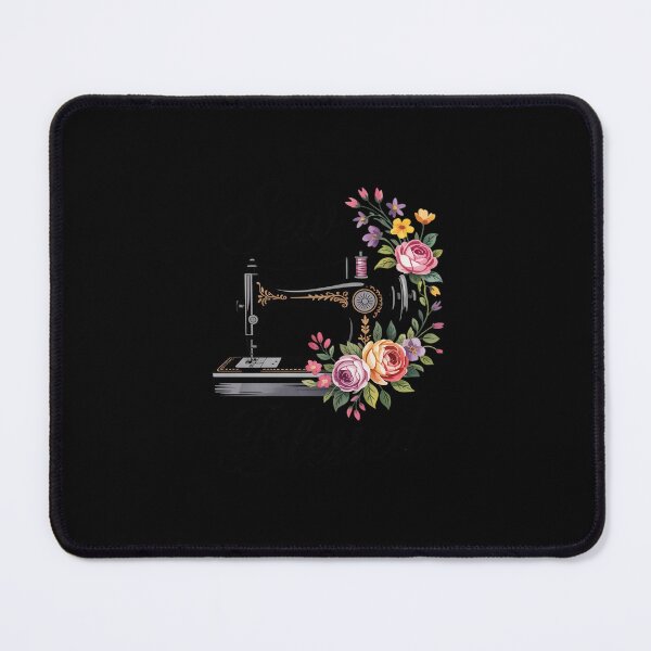 Item preview, Floral Sewing Machine Sew Blessed Quilting Lovers designed and sold by andreaswest.