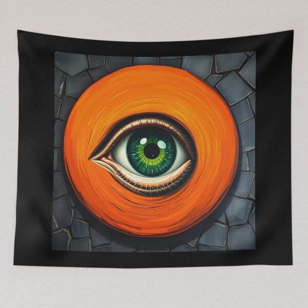 Item preview, The Giant Orange Eye  designed and sold by Henrybubbles400.
