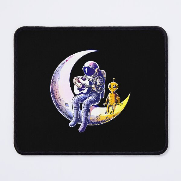 Item preview, Astronaut Playing Guitar With An Alien On The Moon Women Kid designed and sold by JoannMinndy.