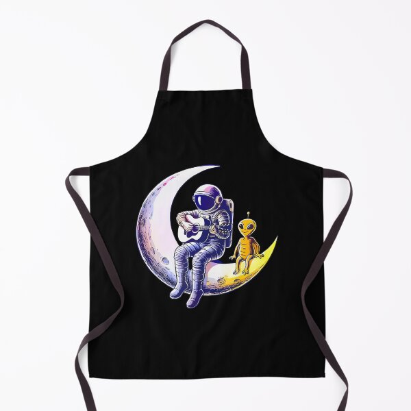 Item preview, Astronaut Playing Guitar With An Alien On The Moon Women Kid designed and sold by JoannMinndy.