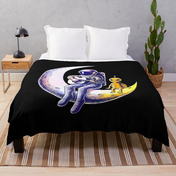 Item preview, Astronaut Playing Guitar With An Alien On The Moon Women Kid designed and sold by JoannMinndy.