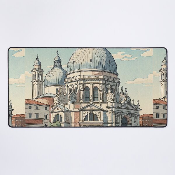 Item preview, Basilica di Santa Maria della Salute Japanese Woodblock Print designed and sold by Takeda-art.