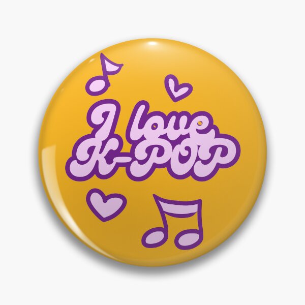 Item preview, I love K-POP Cute Gift for K-POP Fans designed and sold by HugSomeNettles.