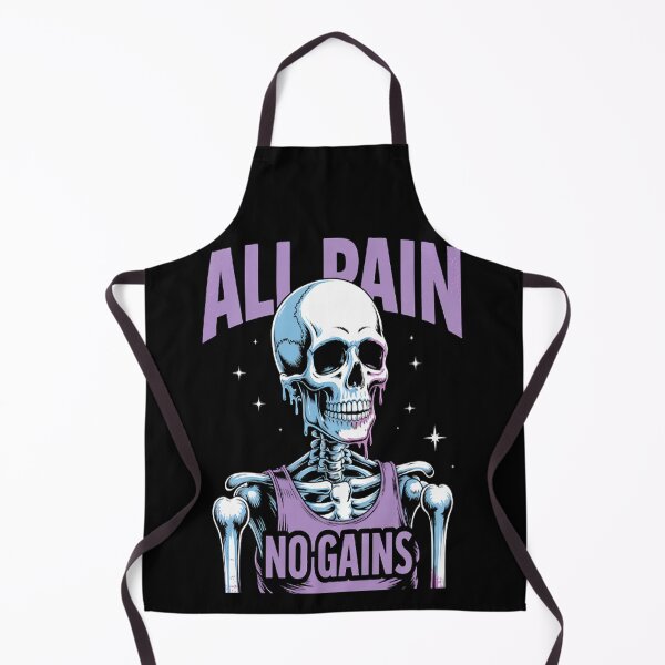 Item preview, All Pain No Gains Fitness Weightlifting Bodybuilding Gym designed and sold by brinbotty.