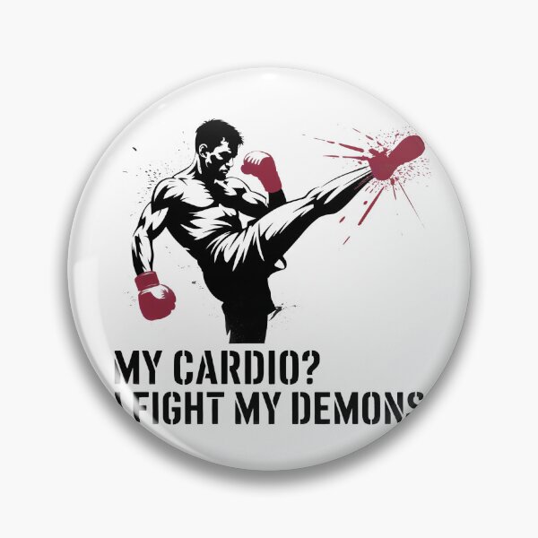 Item preview, My Cardio? I Fight My Demons. – Urban Fighter Street Art Tee designed and sold by WSPrintCrafter.